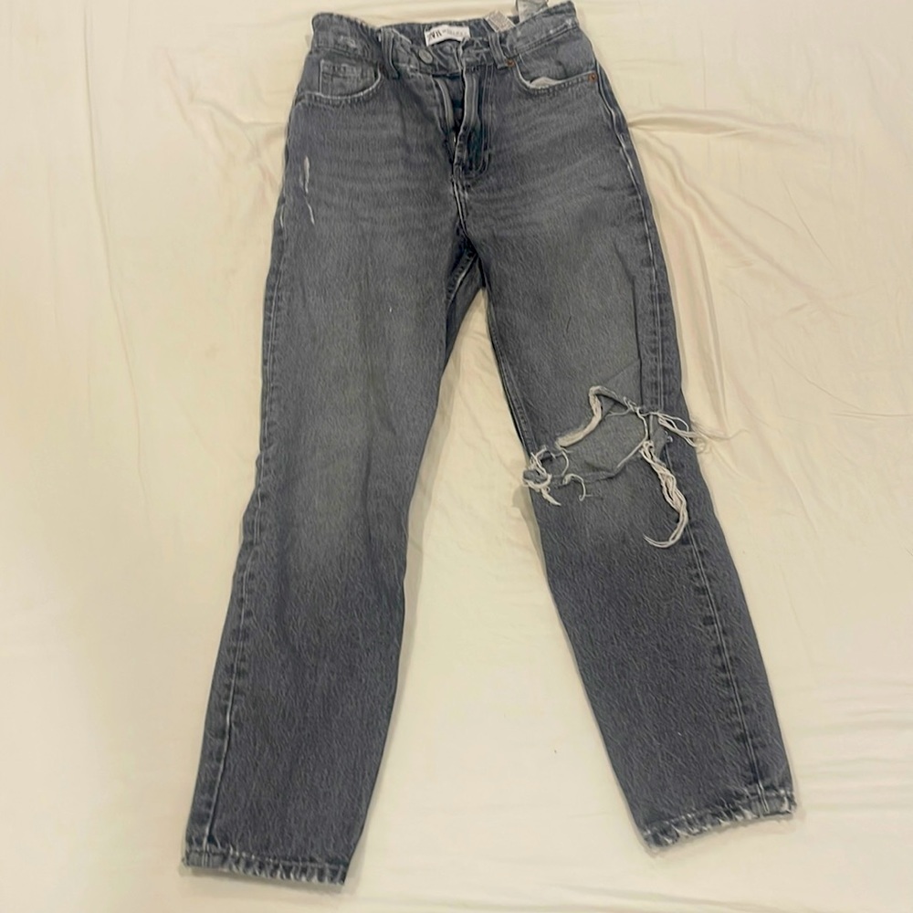 Zara Grey Jeans, Size US 0 EUR 32